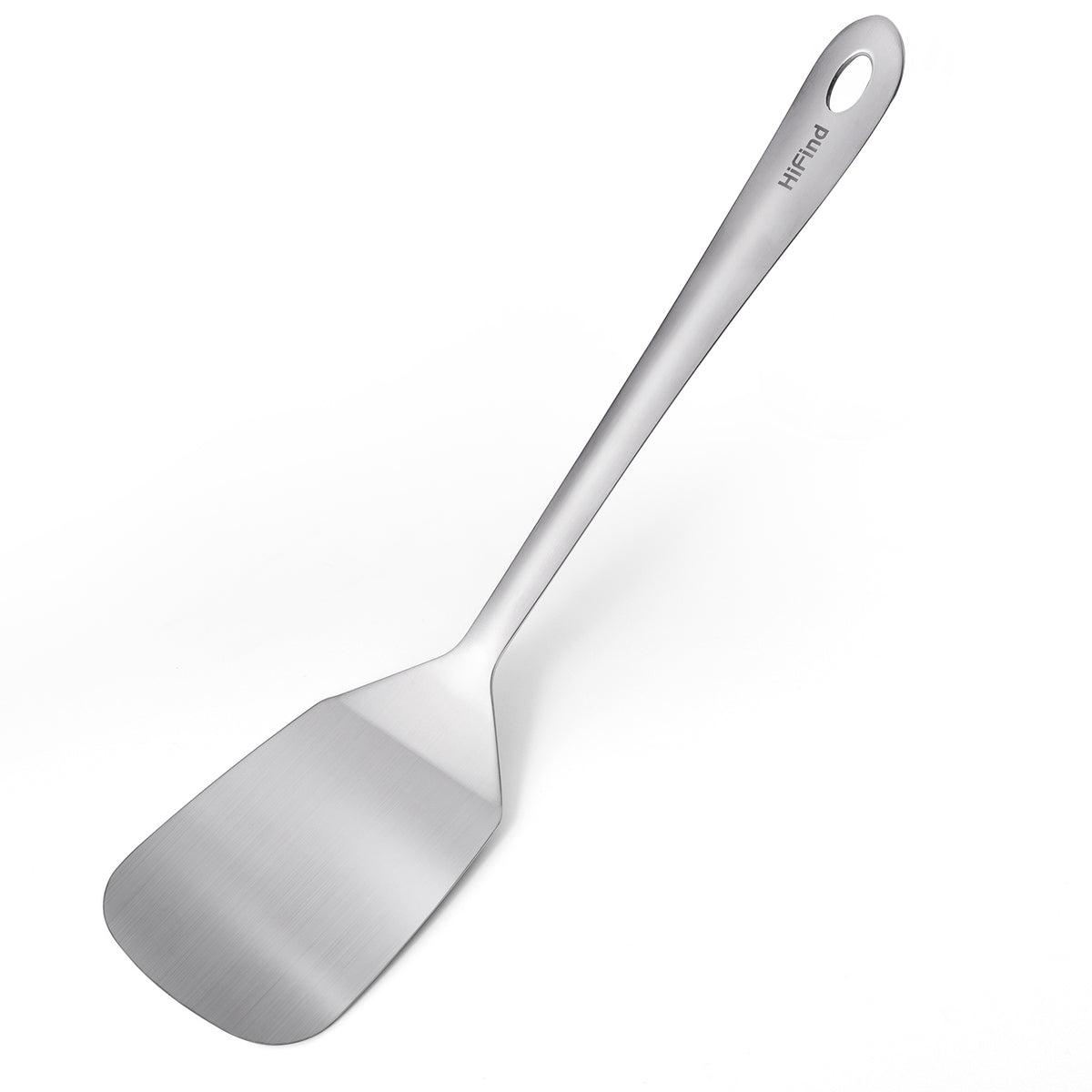 Kitchen Turner Spatula, 304 Stainless Steel Chef Craft Select Solid Turner Spatula for Lifting Pancakes, Sandwiches, Picking up Veggies Durable  13 inches 1 Pc