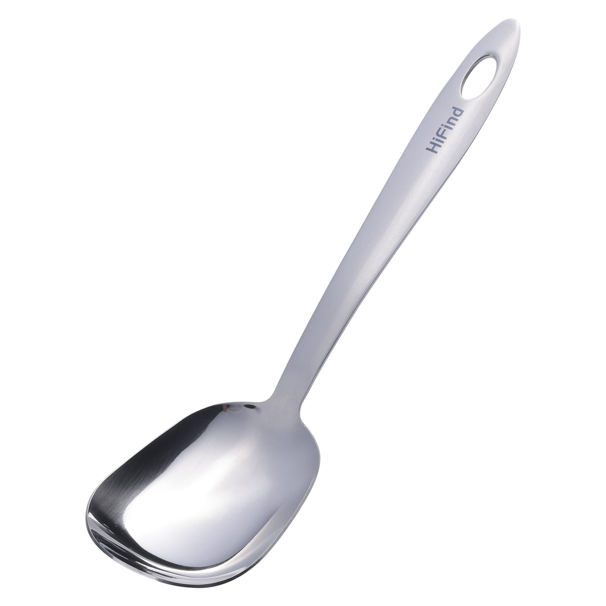 Square Head Spoon, 304 Stainless Steel Square Head Spoon, Thick Heavy Square Head Spoon, Korean Style Square  Soup Sugar Spoon Table Spoon Dinner Spoon 9.84 Inches 1Pc